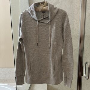 Kirkland Signature Gray Striped Women's Top